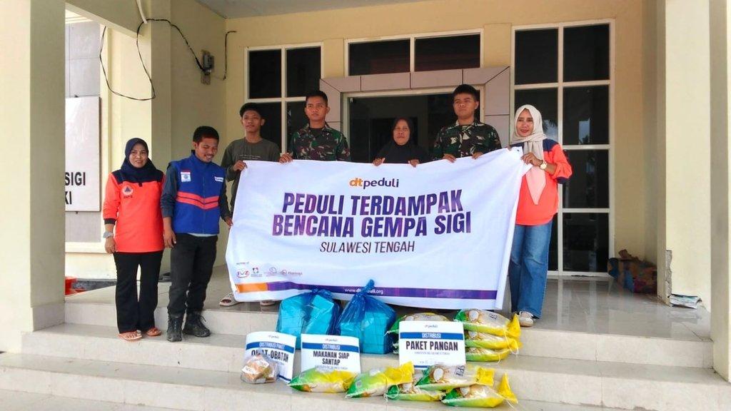 DT Peduli Salurkan Bantuan Kemanusiaan Gempa Bumi Sulawesi Tengah   - Cover Image